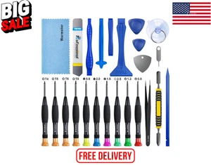 Kit de reparación para iPhone 15 14 13 12 11 Pro Max/XS/XR/X/8 Plus/7/6, iPad Pro/24 piezas/ - Imagen 1 de 9