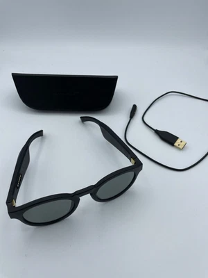 Gafas inteligentes Bose Frames Rondo negras Bluetooth audio gafas de sol funcionando JP Foto 1 de 4