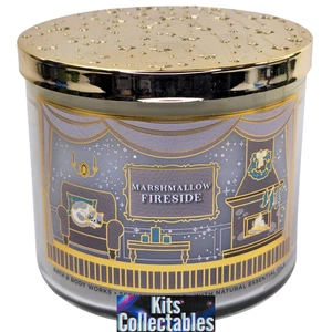 Bath & Body Works Marshmallow Fireside Christmas Gift 3 Wick Scented Candle - Picture 1 of 3