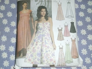 SIMPLICITY 5044 MISSES DESIGN YOUR OWN EVENING COCKAIL DRESS PATTERN-UNCUT-14-22 - Picture 1 of 3