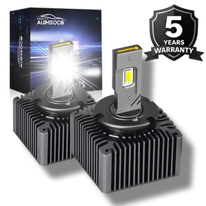 D5S LED Headlight Bulb for Chevy Silverado 1500 2016 2017 2018 High Low Beam A+ - Picture 1 of 11