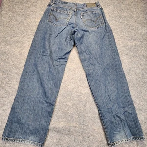 Vintage Levi’s Baggy Silver Tab Men’s Jeans Size 34x34 Blue - Picture 1 of 11