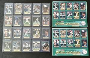 1992 Fleer Rookie Sensations Complete 20 Card Set Frank Thomas + 2 Promo Sheets - Picture 1 of 4