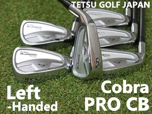 Cobra KING Cobra PRO CB Left Handed Iron Set 5-PW 6 Clubs Fujikura ROMBAX R-Flex - Picture 1 of 16