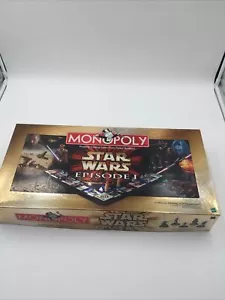 Monopoly Star Wars Episode I Board Game 1999 Collectors Edition - Picture 1 of 7