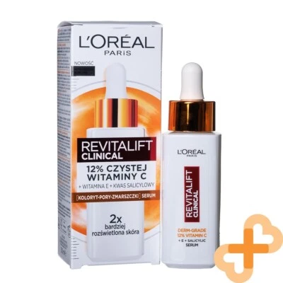 L'Oreal Paris Revitalift Klinisch Gesicht Hals Skin Serum 30ml mit Vitamin C - Bild 1 von 4