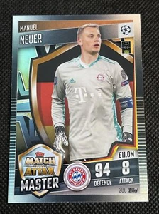 2020-21 Topps Match Attax 101 Master #206 Manuel Neuer - Bayern - Picture 1 of 2