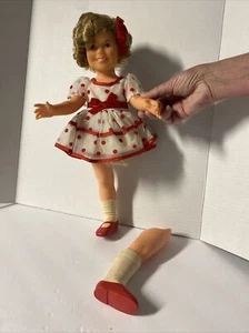Vintage Shirley Temple Ideal 1972 Stand Up and Cheer Polka Dot Dress Doll 16in - Picture 1 of 7