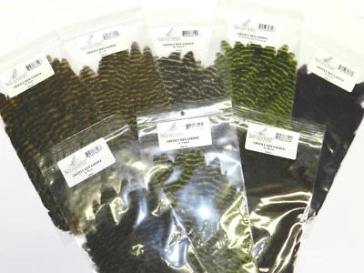 Nature's Spirit SILLAS DE MONTAR GALLINA GRIZZLY HACKLE SUAVE Material para atar moscas Foto 1 de 3