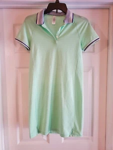 Ivivva We Run The Green Dress Size 14 Light Green Polo Dress Spring Summer Golf - Picture 1 of 4