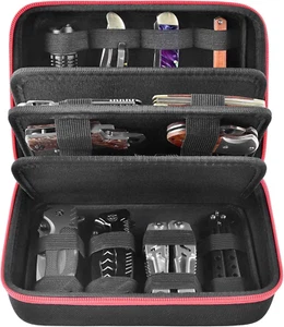 24-Slot Folding Tool Storage Case, Multi-Layer Organizer for Tactical & Hunting - Picture 1 of 10