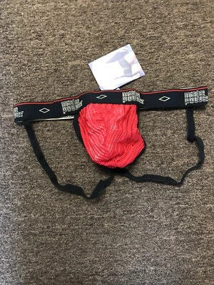 Correa deportiva tejida canasta roja para hombre ropa interior para hombre NUEVA talla S/M Foto 1 de 2
