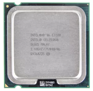 Intel Celeron E3200 Socket 775 2.4GHZ SLGU5 - Picture 1 of 2