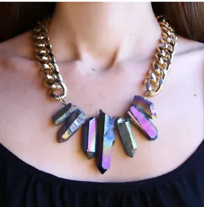 Mermaid Handmade Quartz Necklace - Picture 1 of 3