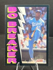 BO JACKSON 1991 SCORE Series 2 #773 BO BREAKER KC ROYALS