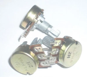 Alpha A50k Logarithmic Taper PCB mount 3 Terminal Amp Guitar Effects Pedal - Picture 1 of 2