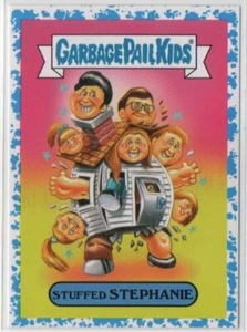 Topps Garbage Pail Kids Prime Slime Trashy TV Stuffed Stephanie Blue /99 SP - Picture 1 of 2