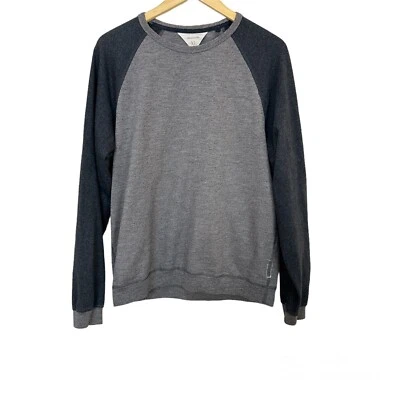 Rag & Bone Black & Gray Colorblock Raglan Sleeve Sweatshirt Shirt Men’s XL NWOT - Image 1 of 4