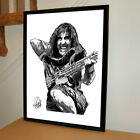 Steve Harris Iron Maiden Bass Rock Music Poster Print Wall Art 18x24