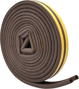 Guarnizione adesiva in gomma per porta finestra para spifferi 6 metri profilo P - Imagen 1 de 6