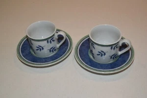 Villeroy & Boch Coffee Cups And Saucers - Gallo Design Switch 3 Pattern - Picture 1 of 5