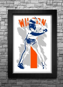 MOOKIE WILSON art print/poster NEW YORK METS FREE S&H! JERSEY B2G2 - Picture 1 of 6