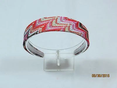 Diadema para mujer de tela tribal azteca colorida brillante A Foto 1 de 2