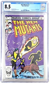 🔥The New Mutants #1 (1983) CGC 8.5 Origin & 1st Appearance of New Mutants U-SL - Picture 1 of 2