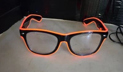 Iluminar Pinfox Neón Rave Gafas Brillo Intermitente LED Gafas de sol Disfraces para... Foto 1 de 3