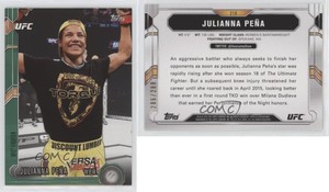 2015 Topps UFC Chronicles Green /288 Julianna Pena #219