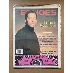 LUTHER VANDROSS ECHOES MAGAZIN 31. MÄRZ 1990 - LUTHER VANDROSS Cover mit mehr 
