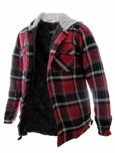 checked winter coats