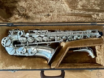 Saxophone Alto Selmer Mark VI 5-Digit Silver 1955 High F# Full Overhaul - Photo 1/4