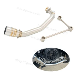 For Yamaha Zuma 125 BWS 125 2002-2020 Connect 51mm Muffler Exhaust Header Pipe - Picture 1 of 10