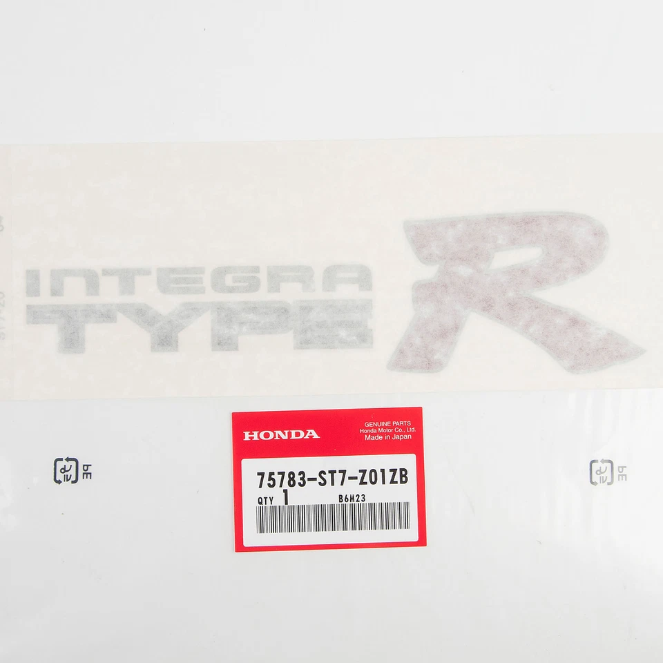 Genuine JDM Genuine OEM Honda Acura Integra Type R DC2 Side Decal Left 75783-ST7 - Image 1 of 1