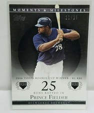 PRINCE FIELDER Milwaukee Brewers 2007 Topps Moments & Milestones Card #59 11/29