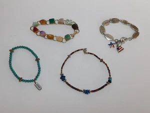Lot Of 4 Vintage Bracelets - Picture 1 of 4