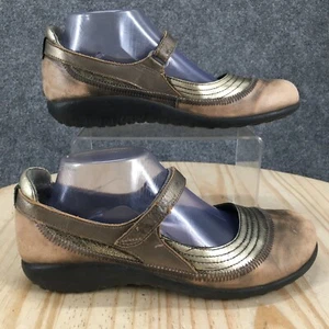 Naot Shoes Womens 9 Kirei Mary Jane Flats Beige Suede Leather Casual Comfort - Picture 1 of 16