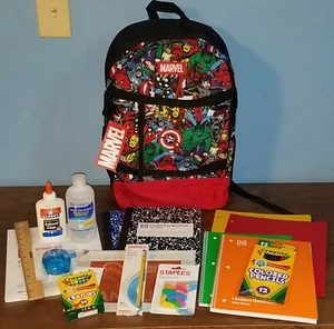 Mochila Marvel con muchos extras ~ Spiderman ~ Iron Man ~ Hulk ~ Viuda Negra ~ 🎆🎇 - Imagen 1 de 8