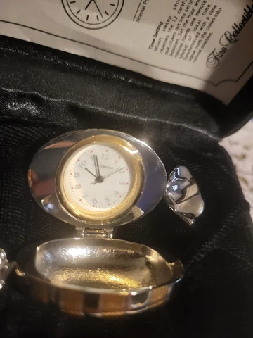 VTG 1998 CLASSE Fine Collectible Timepiece Miniature Candy Clock Cover