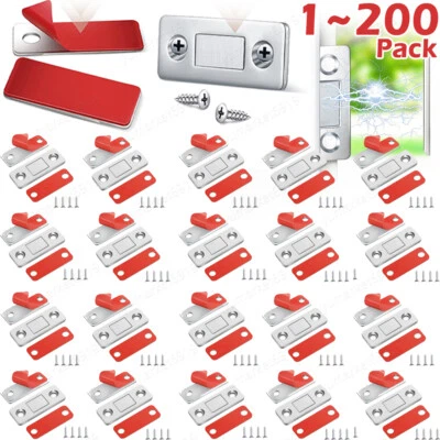 YUMARKET Cabinet Magnetic Catch Stick on Drawer Closer Magnets Cabinet Latch Magnetic Lot