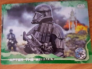 2016 Topps Star Wars Rogue One #58 After the Assault verde - Imagen 1 de 1