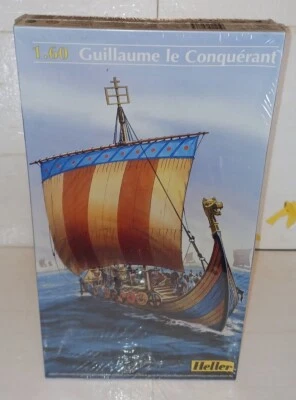 NEW SEALED 1/60 HELLER GUILLAUME LE CONQUERANT VIKING SHIP 80886 - Изображение 1 из 4