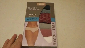 4 X 14 secret treasures 6 pair hipster seamless Full figure nylon spandex - Picture 1 of 2
