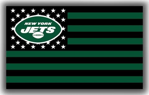 New York Jets Football Team Star&Strip Memorable Flag 90x150cm 3x5ft best banner Cover