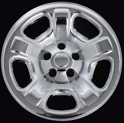 1 单件适用于吉普自由人 02-07 CHROME 16 英寸车轮皮肤轮毂盖备用轮辋 — 第 1/4 张图片