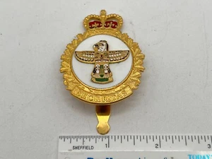 Breadner Canadian Armed Forces Security Branch Securitas Enamel Hat / Cap Badge - Picture 1 of 7