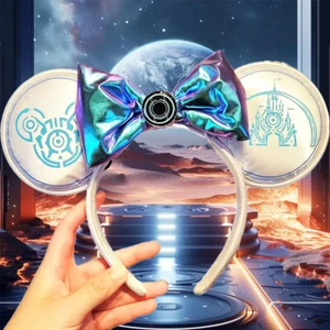 Shanghai Disney* Parks Stirnband TRON Rad Schloss Minnie Mickey Mouse Ohren - Bild 1 von 8