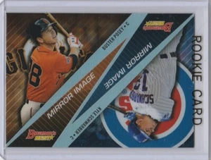 KYLE SCHWARBER ROOKIE CARD 2015 Bowman Chrome Mirror Image Cubs RC BUSTER POSEY - Picture 1 of 2