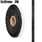 ?Black Flat Stove Rope-Self Adhesive Glass Seal-Stove Fire Rope 20Mm Wide X 2Mm?
